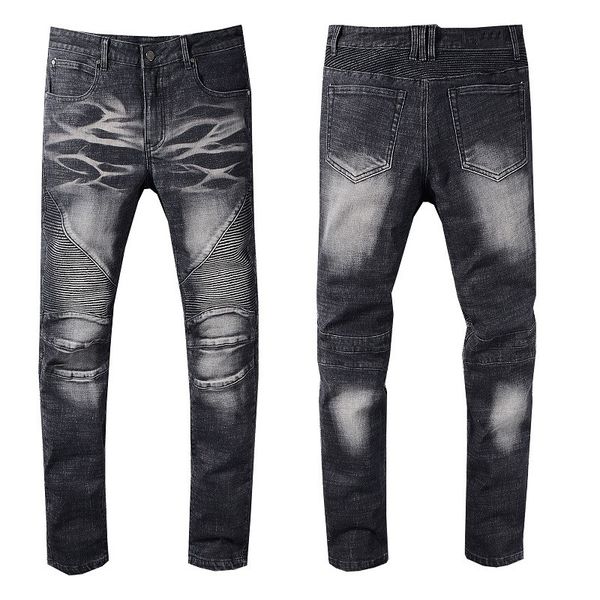 new arrivals bal mens designer jeans fashion vintage washed trousers cowboy famous brand zipper designer hip hop denim, Blue
new arrivals bal mens designer jeans fashion vintage washed trousers cowboy famous brand zipper designer hip hop denim, Blue