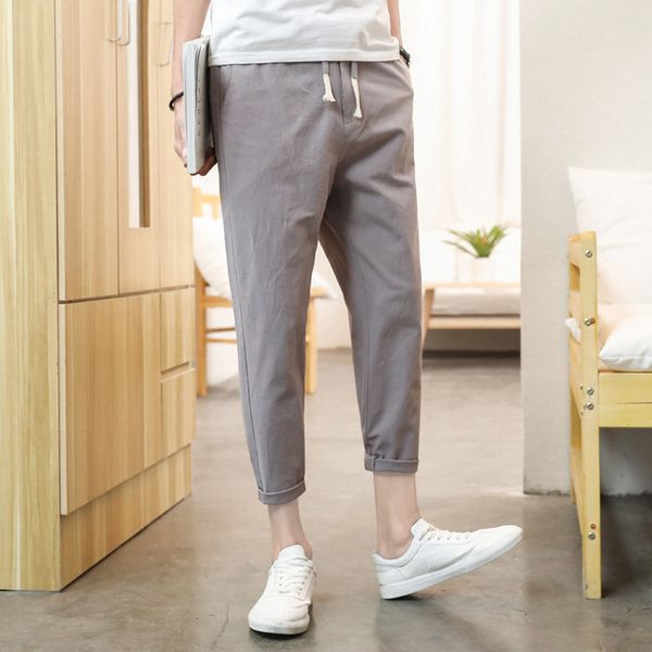 тонкие мужчины средняя талия сплошной цвет slim fit брюки хлопок лен 9 брюки молодежные универсальные повседневные брюки мужские, White;black
тонкие мужчины средняя талия сплошной цвет slim fit брюки хлопок лен 9 брюки молодежные универсальные повседневные брюки мужские, White;black