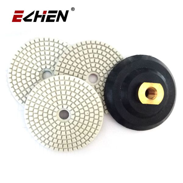 8 pcs 4" wet resin diamond polishing pads sanding discs with a backer rubber / aluminum based marble quartz tile concrete
8 pcs 4" wet resin diamond polishing pads sanding discs with a backer rubber / aluminum based marble quartz tile concrete