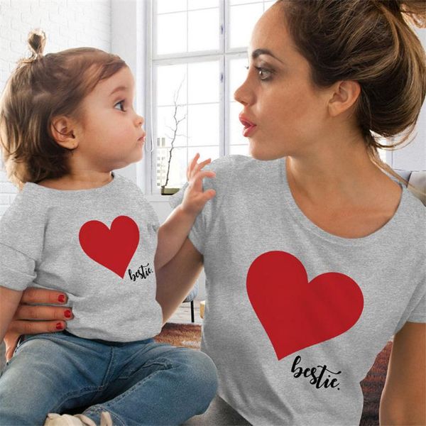 cute lovely casual summer t shirt family matching outfits mother daughter clothes heart printed short sleeve t shirt, Blue
cute lovely casual summer t shirt family matching outfits mother daughter clothes heart printed short sleeve t shirt, Blue