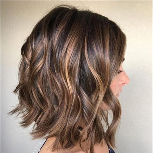 length natural wave lace front human hair wigs brazilian remy hair mixed blonde and brown wavy bob wig for women, Black
length natural wave lace front human hair wigs brazilian remy hair mixed blonde and brown wavy bob wig for women, Black