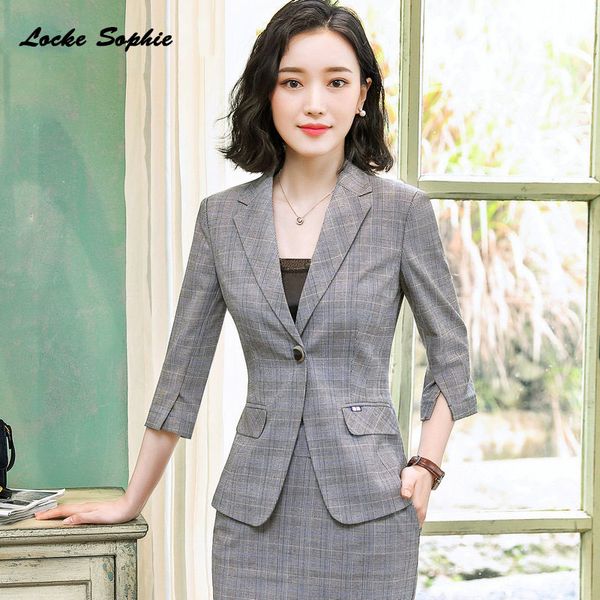 1pcs women's plus size slim fit blazers coats 2019 summer cotton blend plaid suits jackets ladies skinny blazers suits coats, White;black
1pcs women's plus size slim fit blazers coats 2019 summer cotton blend plaid suits jackets ladies skinny blazers suits coats, White;black