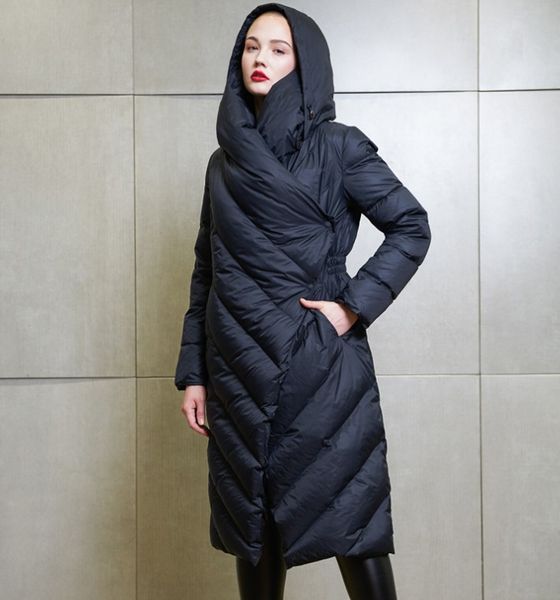 2018 winter new collection women hooded long down coat female winter warm thick down jacket, Black
2018 winter new collection women hooded long down coat female winter warm thick down jacket, Black