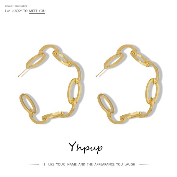 yhpup round geometric hollow stud earrings fashion trendy metal jewelry simple new earrings for women aros mujer oreja gift 2020, Golden;silver
yhpup round geometric hollow stud earrings fashion trendy metal jewelry simple new earrings for women aros mujer oreja gift 2020, Golden;silver