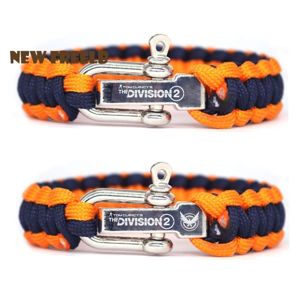 2019 new arrival game jewelry tom clancy's the division 2 paracord bracelet climbing hiking outdoor survival bracelets gift, White
2019 new arrival game jewelry tom clancy's the division 2 paracord bracelet climbing hiking outdoor survival bracelets gift, White