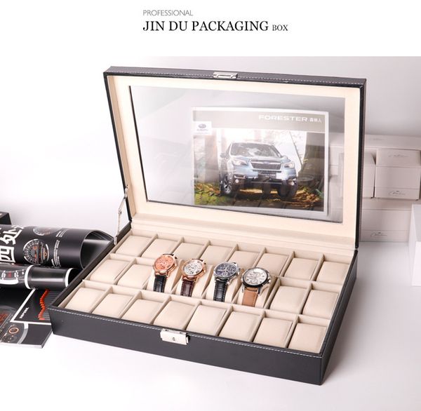 2/3/6/10/12 pu leather watch box composite jewelry box storage display 2019 new, Black;blue
2/3/6/10/12 pu leather watch box composite jewelry box storage display 2019 new, Black;blue
