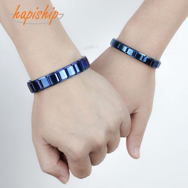 hapiship 2018 fashion men women's lovers jewelry blue color stainless steel bracelet bangle girls boys gift g071, Golden;silver
hapiship 2018 fashion men women's lovers jewelry blue color stainless steel bracelet bangle girls boys gift g071, Golden;silver