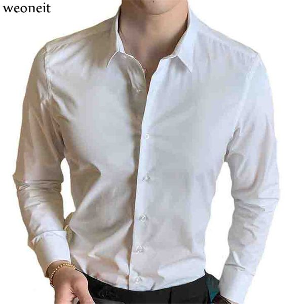 weoneit mens long sleeve shirt dress professional shirt long sleeve mens slim fit solid color men business dress, White;black
weoneit mens long sleeve shirt dress professional shirt long sleeve mens slim fit solid color men business dress, White;black