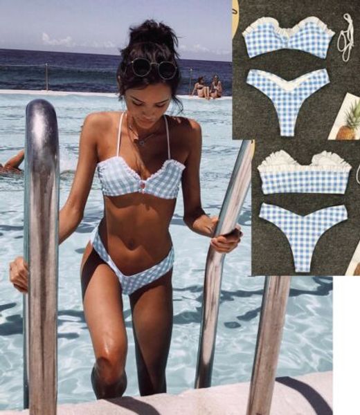 brazilian bikini swimwear summer swimming swimsuit tartan plaid floral lace 2pcs women ruffle bikini set
brazilian bikini swimwear summer swimming swimsuit tartan plaid floral lace 2pcs women ruffle bikini set