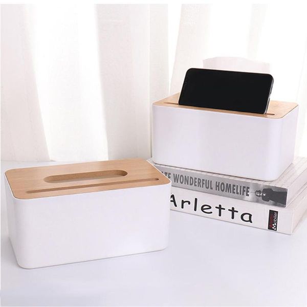 plastic tissue box waterproof bamboo wooden cover holder kitchen storage office home car organizer with phone slot 
plastic tissue box waterproof bamboo wooden cover holder kitchen storage office home car organizer with phone slot