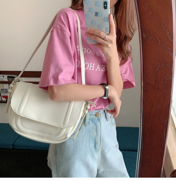 fashion women's handbag saddle female bag cross body girl casual shoulder messenger saddle bag candy cream white kiu99
fashion women's handbag saddle female bag cross body girl casual shoulder messenger saddle bag candy cream white kiu99