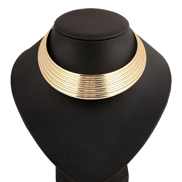 modern women's stylish punk style metal gold collar choker necklace fashion statement necklaces for women 2016 wholesale jewelry, Golden;silver
modern women's stylish punk style metal gold collar choker necklace fashion statement necklaces for women 2016 wholesale jewelry, Golden;silver