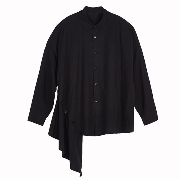 japanese yohji style men darkness gothic oversize shirts catwalk high street owen ro tees shirt outwear shirt chemise homme, White;black
japanese yohji style men darkness gothic oversize shirts catwalk high street owen ro tees shirt outwear shirt chemise homme, White;black
