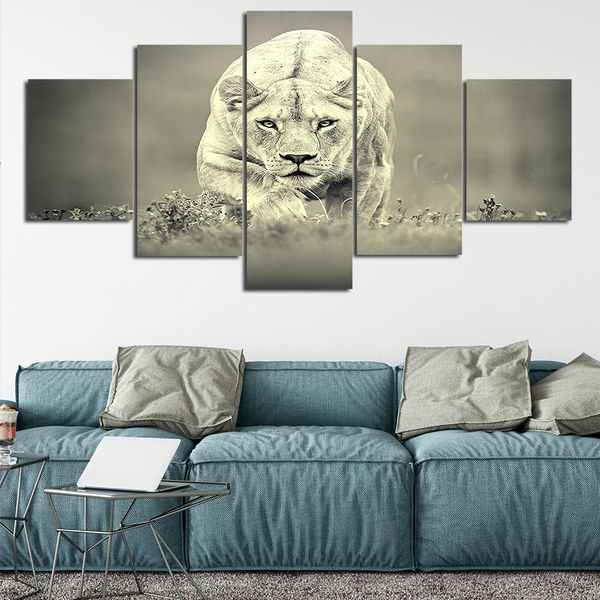 canvas posters home decor wall art framework 5 pieces white lion paintings for living room hd prints modern animal pictures
canvas posters home decor wall art framework 5 pieces white lion paintings for living room hd prints modern animal pictures