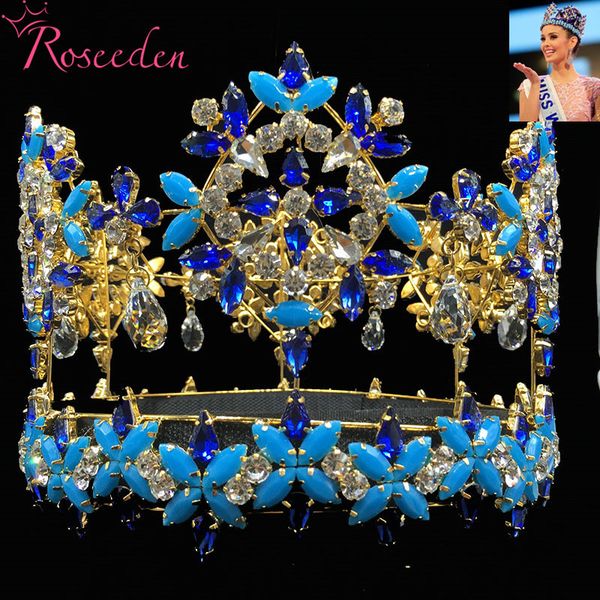 baroque full round miss world crown tiara with blue crystal rhinestones princess queen tiara re3021 y200727, White;golden
baroque full round miss world crown tiara with blue crystal rhinestones princess queen tiara re3021 y200727, White;golden
