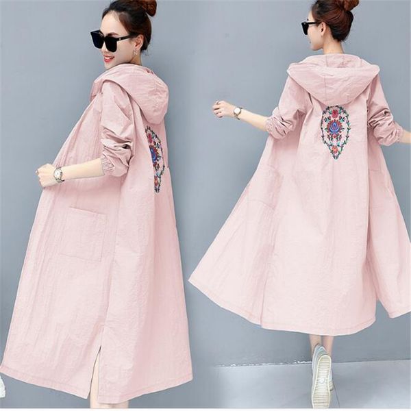 loose jacket plus size summer women sun uv protection jacket clothing female 2019 hooded beach feminino c188, Black;brown
loose jacket plus size summer women sun uv protection jacket clothing female 2019 hooded beach feminino c188, Black;brown