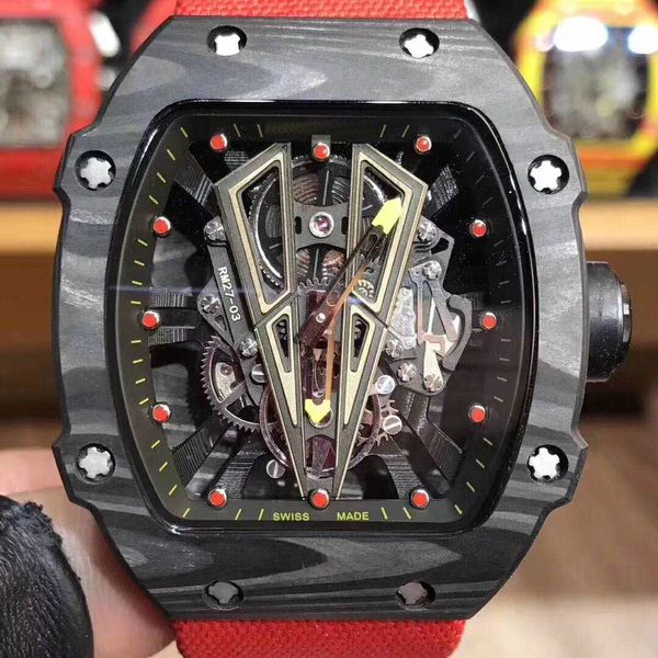 luxury watch high-end ntpt carbon fiber luxury watch, rm27-03 series.the roaring bull.iron city movement in western japan.form a special tex, Slivery;brown
luxury watch high-end ntpt carbon fiber luxury watch, rm27-03 series.the roaring bull.iron city movement in western japan.form a special tex, Slivery;brown