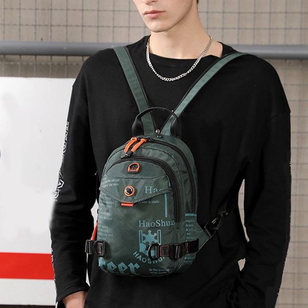 men's backpack outdoor sports rucksack chest bag multi-function fashion letter print casual backpack waterproof shoulder bag #20
men's backpack outdoor sports rucksack chest bag multi-function fashion letter print casual backpack waterproof shoulder bag #20