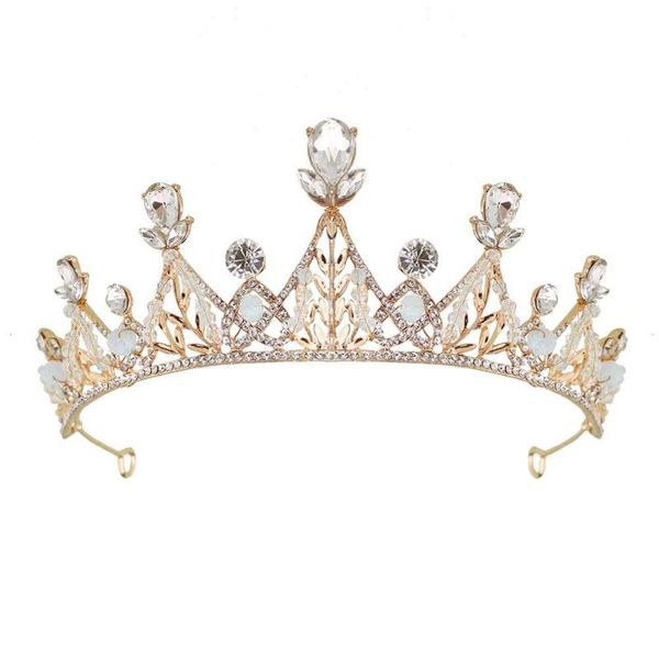 girls queen crown prom costume tiara rhinestone wedding crown for bride for festival party birthday, Golden;white
girls queen crown prom costume tiara rhinestone wedding crown for bride for festival party birthday, Golden;white