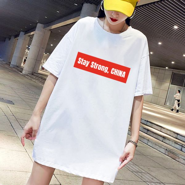 2020 women designer clothes plus size women clothing ladies short sleeve dress summer stay strong china print dress m-4xl
2020 women designer clothes plus size women clothing ladies short sleeve dress summer stay strong china print dress m-4xl
