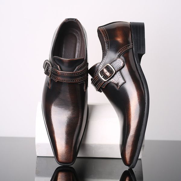 west dress shoes men business big size footwear dress flats buckle strap loafers big size fading colour shoes zy391, Black
west dress shoes men business big size footwear dress flats buckle strap loafers big size fading colour shoes zy391, Black