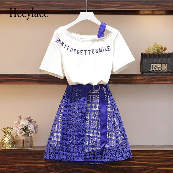 plus size 2020 summer women two piece set casual slash neck letter loose + skirt mini hollow out belt fashion 2 piece set, White
plus size 2020 summer women two piece set casual slash neck letter loose + skirt mini hollow out belt fashion 2 piece set, White