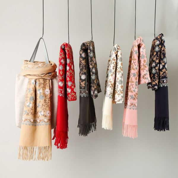 brand women embroidery cashmere scarf 2019 autumn winter new warm tassels scarf long size shawl fashion shawl scarves
brand women embroidery cashmere scarf 2019 autumn winter new warm tassels scarf long size shawl fashion shawl scarves