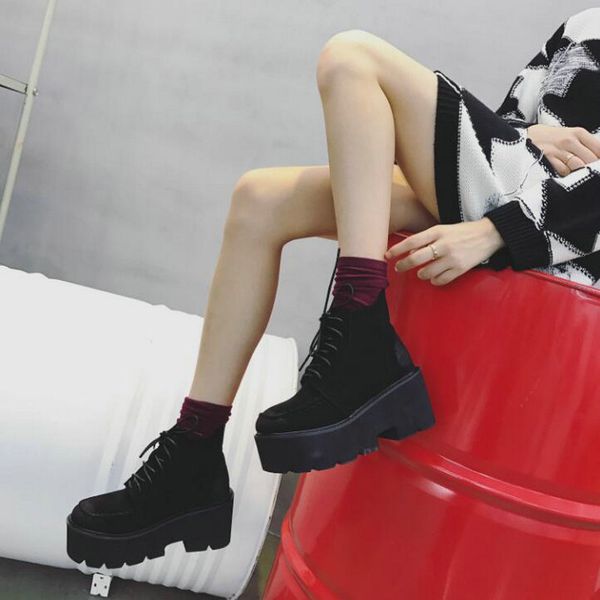 autumn boots women platform boots black punk style for women high heels 8cm platform motorcycle ankle a64-41
autumn boots women platform boots black punk style for women high heels 8cm platform motorcycle ankle a64-41