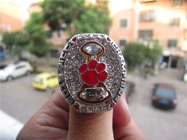 2015 clemson tigers acc football championship ring with wooden display box souvenir men fan gift 2019 wholesale drop shipping, Golden;silver
2015 clemson tigers acc football championship ring with wooden display box souvenir men fan gift 2019 wholesale drop shipping, Golden;silver