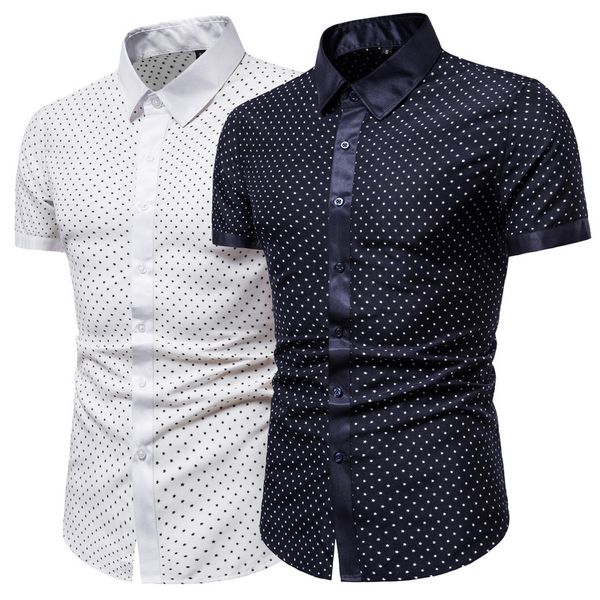 men's summer formal shirt men's fashion slim short sleeve shirt cotton comfortable business casual tuxedo european size3xl, White;black
men's summer formal shirt men's fashion slim short sleeve shirt cotton comfortable business casual tuxedo european size3xl, White;black