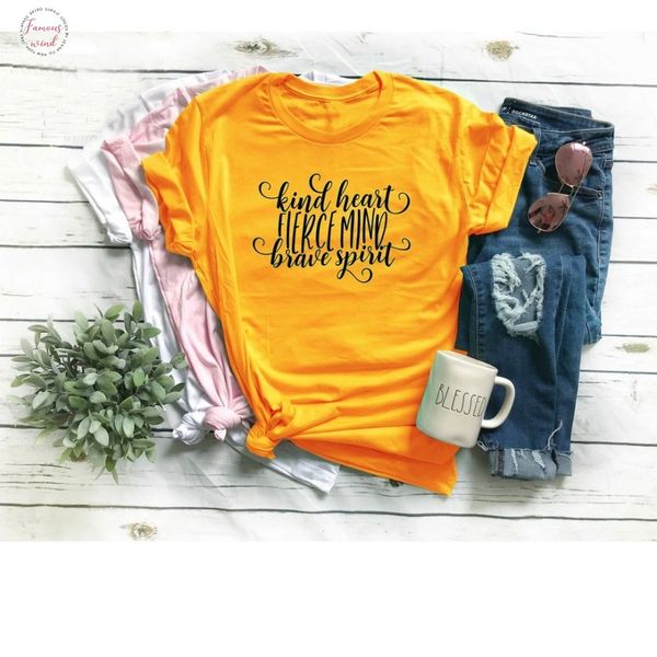 kind heart fierce mind brave spirit be kind t shirt inspirational tee women fashion slogan christian bible baptism jesus shirt, White
kind heart fierce mind brave spirit be kind t shirt inspirational tee women fashion slogan christian bible baptism jesus shirt, White