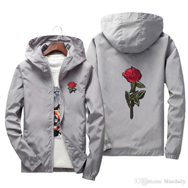 rose jacket windbreaker men and women's jacket new fashion white and black roses outwear coat, Black;brown
rose jacket windbreaker men and women's jacket new fashion white and black roses outwear coat, Black;brown