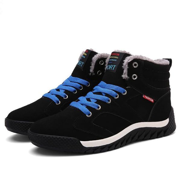 2019 fashion men winter snow boots keep warm boots plush ankle boot snow work shoes casual men's, Black
2019 fashion men winter snow boots keep warm boots plush ankle boot snow work shoes casual men's, Black