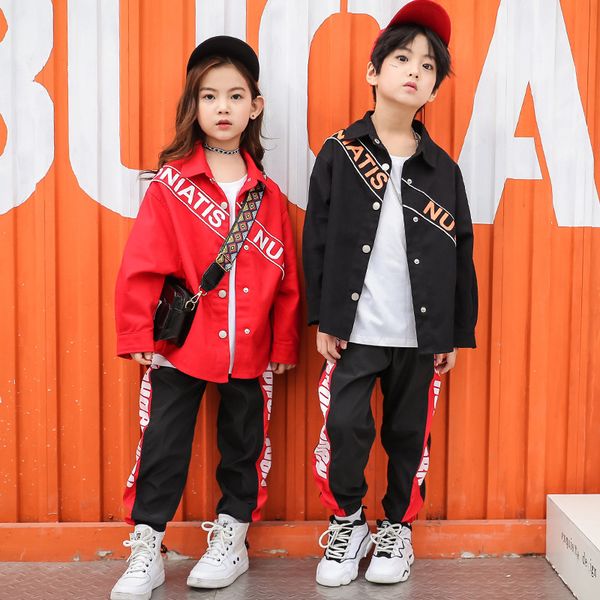 girls hip hop jazz dance costumes for kids letter shirt jacket t-shirt pant children streetwear outfits teen clothing set, White
girls hip hop jazz dance costumes for kids letter shirt jacket t-shirt pant children streetwear outfits teen clothing set, White