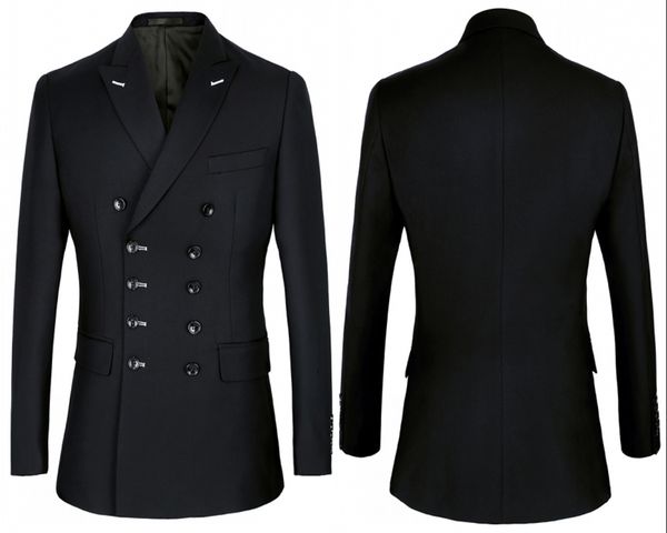 new design five double-breasted black groom tuxedos men wedding blazer men dinner prom business suit((jacket+pants+tie), Black;gray
new design five double-breasted black groom tuxedos men wedding blazer men dinner prom business suit((jacket+pants+tie), Black;gray