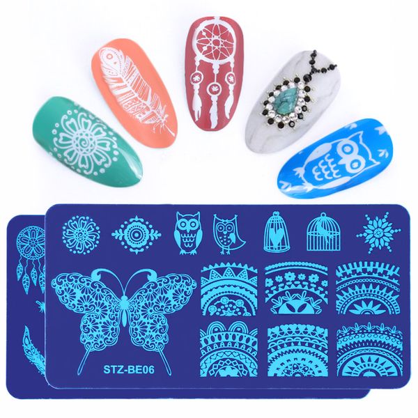 1pcs nail stamping plates flowers animal dream catcher design nail art polish templates mold stencil manicure tools trstzbe01-16, White
1pcs nail stamping plates flowers animal dream catcher design nail art polish templates mold stencil manicure tools trstzbe01-16, White