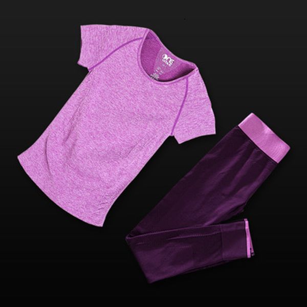 new women two pieces set yoga t-shirt and capris sport jogging suits fitness gym tracksuit clothing ensemble jupe et haut
new women two pieces set yoga t-shirt and capris sport jogging suits fitness gym tracksuit clothing ensemble jupe et haut