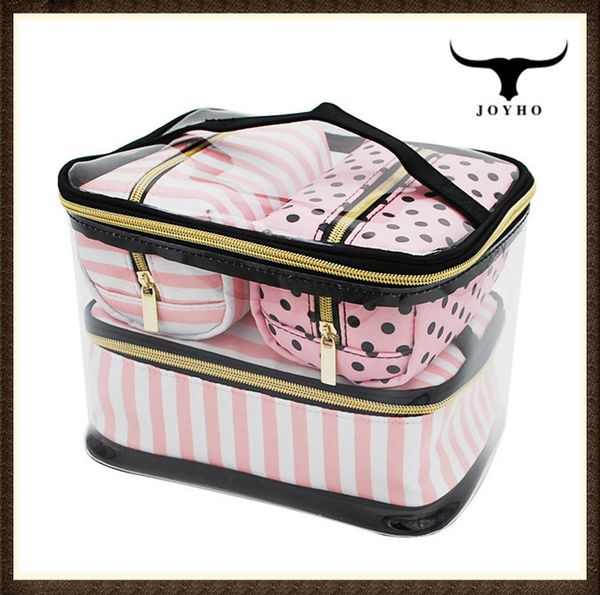 очистить makeup case 4 шт прозрачный пвх косметический мешок женщин розовый путешествия туалетных сумка организатор набор портативный макияж
очистить makeup case 4 шт прозрачный пвх косметический мешок женщин розовый путешествия туалетных сумка организатор набор портативный макияж