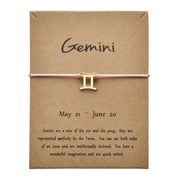 pink colors gold card fashion jewelry 12 constellations zodiac woven bracelet bangles for women, Golden;silver
pink colors gold card fashion jewelry 12 constellations zodiac woven bracelet bangles for women, Golden;silver