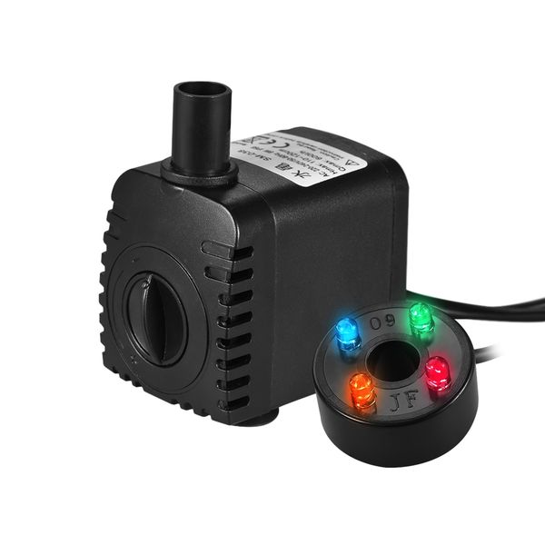 new 150l/h 2w submersible water pump with 4 led light for pond aquarium fish tank tablefountain hydroponics 4.9ft power
new 150l/h 2w submersible water pump with 4 led light for pond aquarium fish tank tablefountain hydroponics 4.9ft power