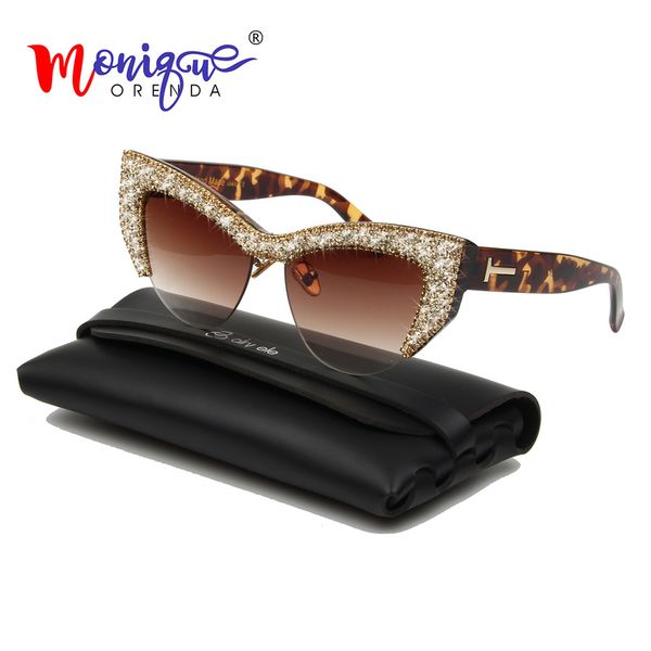 2019 oversized rhinestone cat eye sunglasses women luxury crystal sun glasses for female gradient lens leopard legs uv400, White;black
2019 oversized rhinestone cat eye sunglasses women luxury crystal sun glasses for female gradient lens leopard legs uv400, White;black