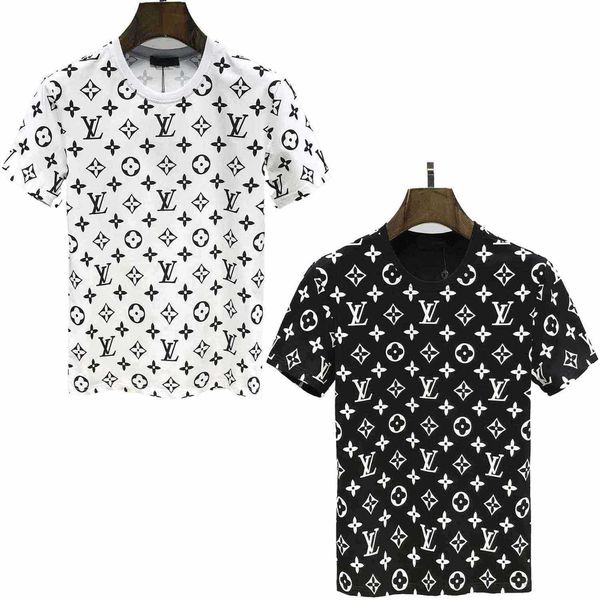 new mens designer t-shirt summer round neck short sleeve t-shirt milk print cotton t-shirt 3d design medusa shirt clothing