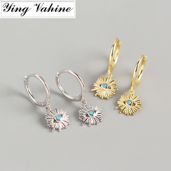 ying vahine 100% 925 sterling silver small blue zircon evil eyes pendant stud earrings for women, Golden;silver
ying vahine 100% 925 sterling silver small blue zircon evil eyes pendant stud earrings for women, Golden;silver