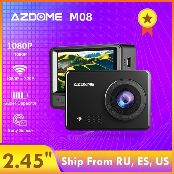 azdome car dvrs recorder night vision dashcam m08 1080p dash cam super capacitor 2.45" ips car camera with wifi wdr sony sensor
azdome car dvrs recorder night vision dashcam m08 1080p dash cam super capacitor 2.45" ips car camera with wifi wdr sony sensor