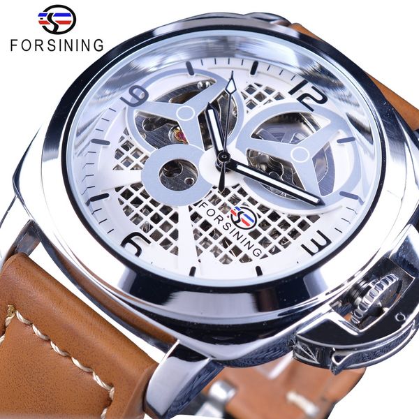 forsining brown genuine leather military pilot series men creative sport watches brand luxury automatic skeleton wristwatch, Slivery;brown
forsining brown genuine leather military pilot series men creative sport watches brand luxury automatic skeleton wristwatch, Slivery;brown