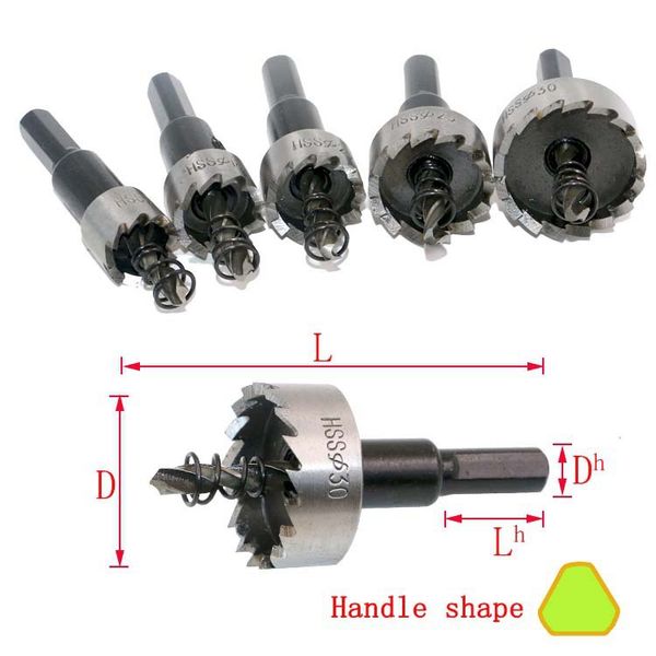 hss high speed steel punch drill bit aluminum tapper metal thin plate reamer 16-30mm5 pieces
hss high speed steel punch drill bit aluminum tapper metal thin plate reamer 16-30mm5 pieces