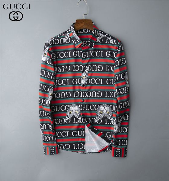 2020 men's casual shirt logistics new men's luxury long-sleeved shirt european and american brand fashion trend shirt clothing -3, White;black
2020 men's casual shirt logistics new men's luxury long-sleeved shirt european and american brand fashion trend shirt clothing -3, White;black