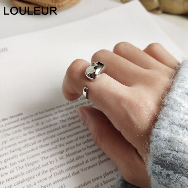 louleur 925 sterling silver big water drop glossy rings silver elegant personality open rings for women fine jewelry for charm, Golden;silver
louleur 925 sterling silver big water drop glossy rings silver elegant personality open rings for women fine jewelry for charm, Golden;silver