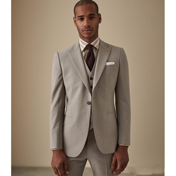 light grey groom tuxedos peak lapel slim fit groomsman wedding tuxedos men prom party jacket blazer 3 piece suit(jacket+pants+tie+vest) 85, Black;gray
light grey groom tuxedos peak lapel slim fit groomsman wedding tuxedos men prom party jacket blazer 3 piece suit(jacket+pants+tie+vest) 85, Black;gray