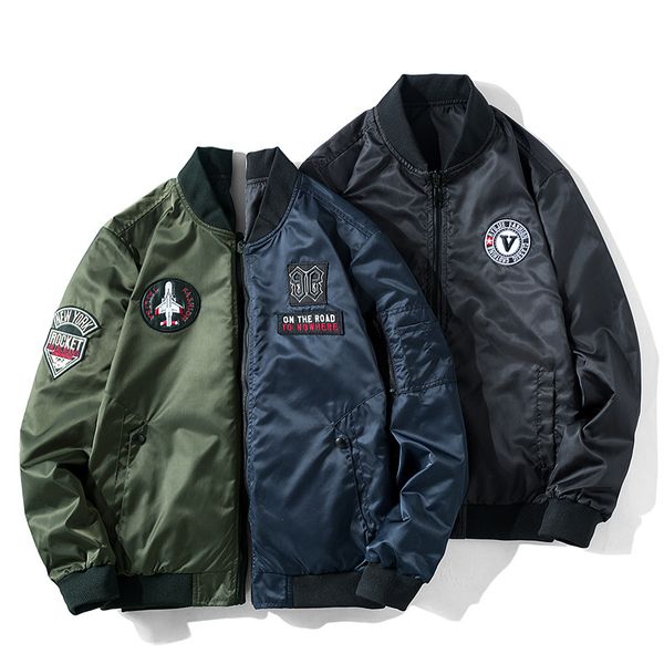 designer men's jacket tide men's autumn and winter baseball uniform windproof shirt fashion casual zipper jackets with plus m-7xl wholesale
designer men's jacket tide men's autumn and winter baseball uniform windproof shirt fashion casual zipper jackets with plus m-7xl wholesale